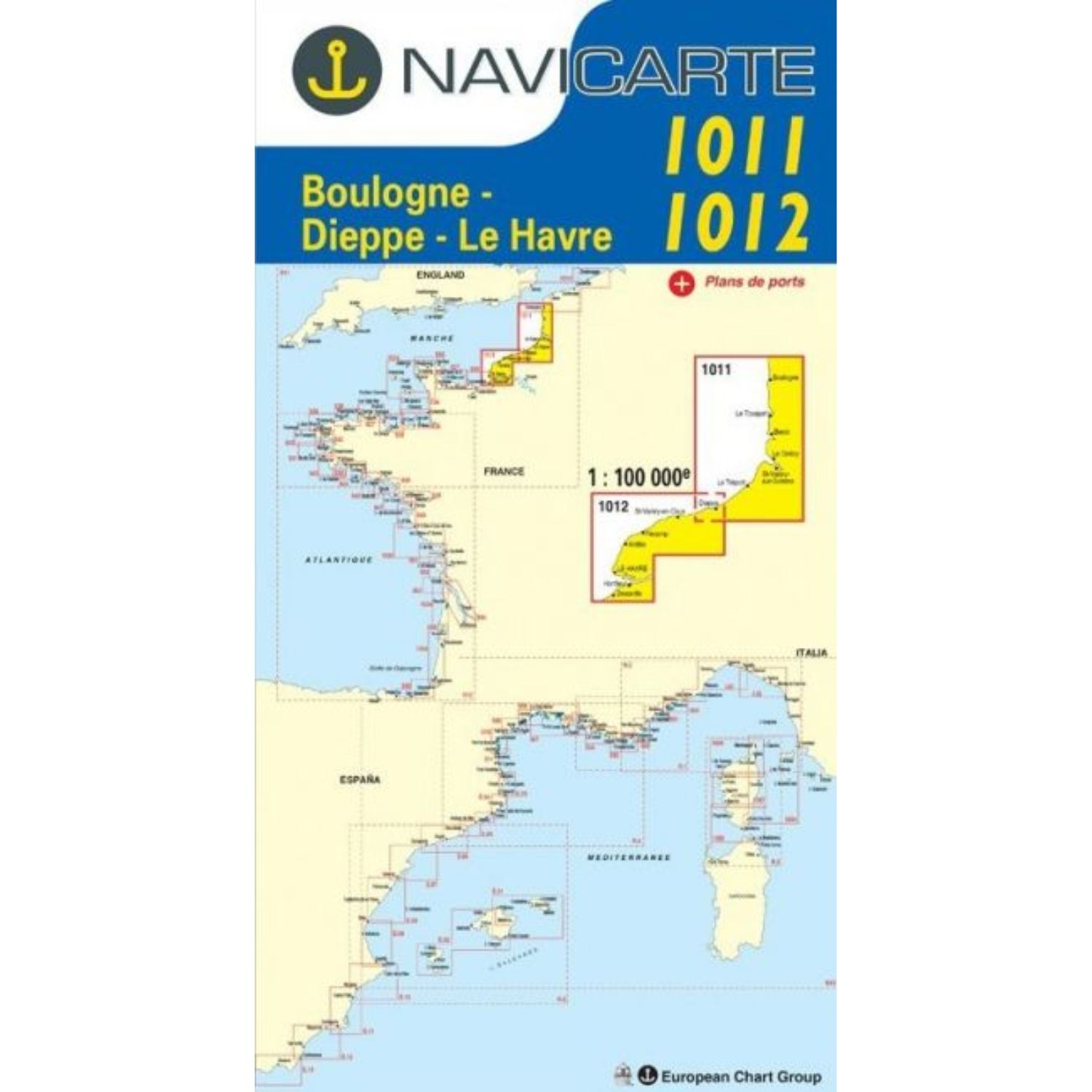Navicarte 1011+1012 Boulogne-Dieppe-Le Havre