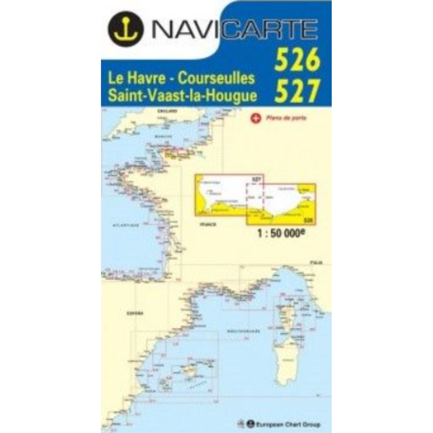 Navicarte - 526 + 527 - Le Havre, Saint Vaast, la Houge