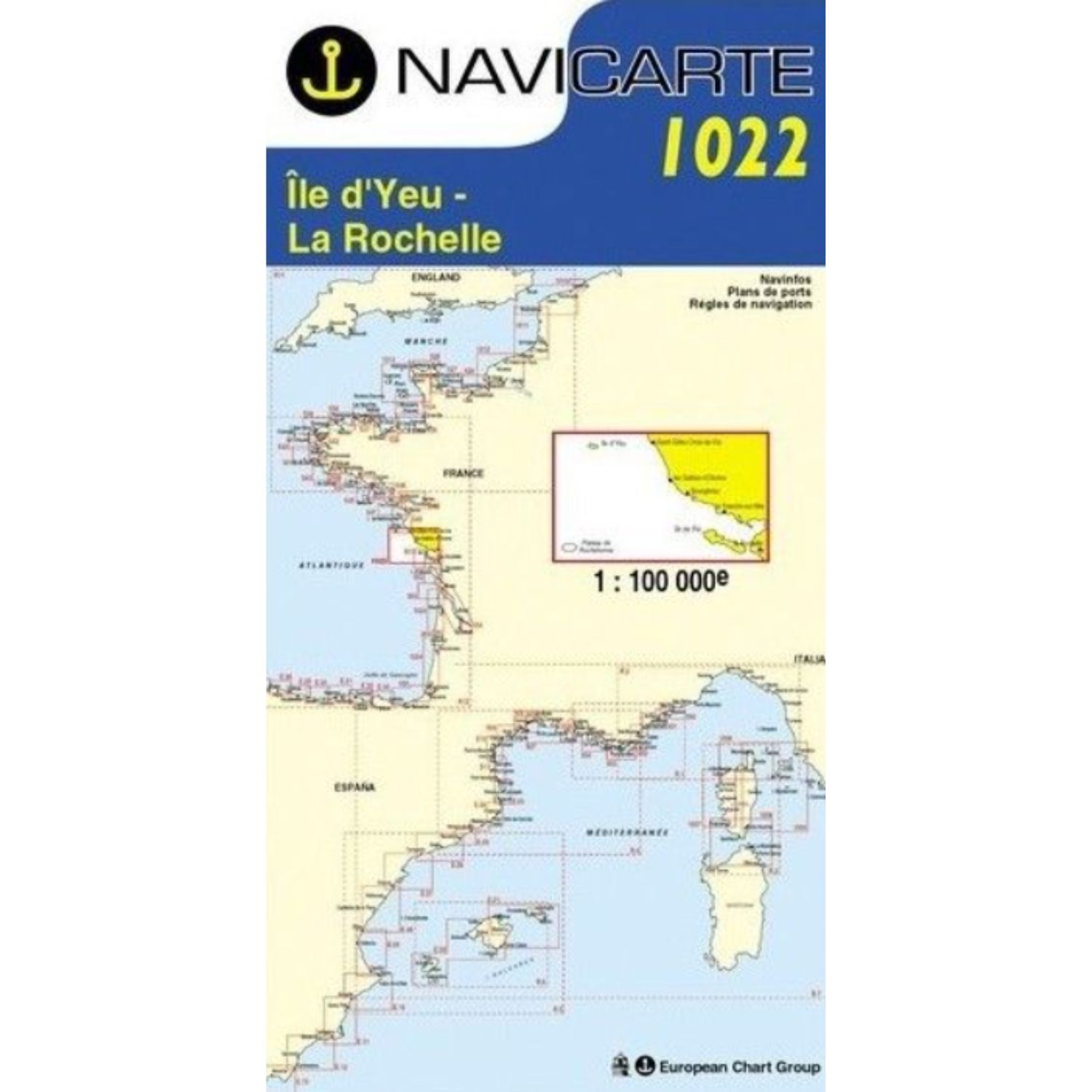 Navicarte - 1022 - Ile d\'Yeu, La Rochelle, Les Sables-d\'Olonne