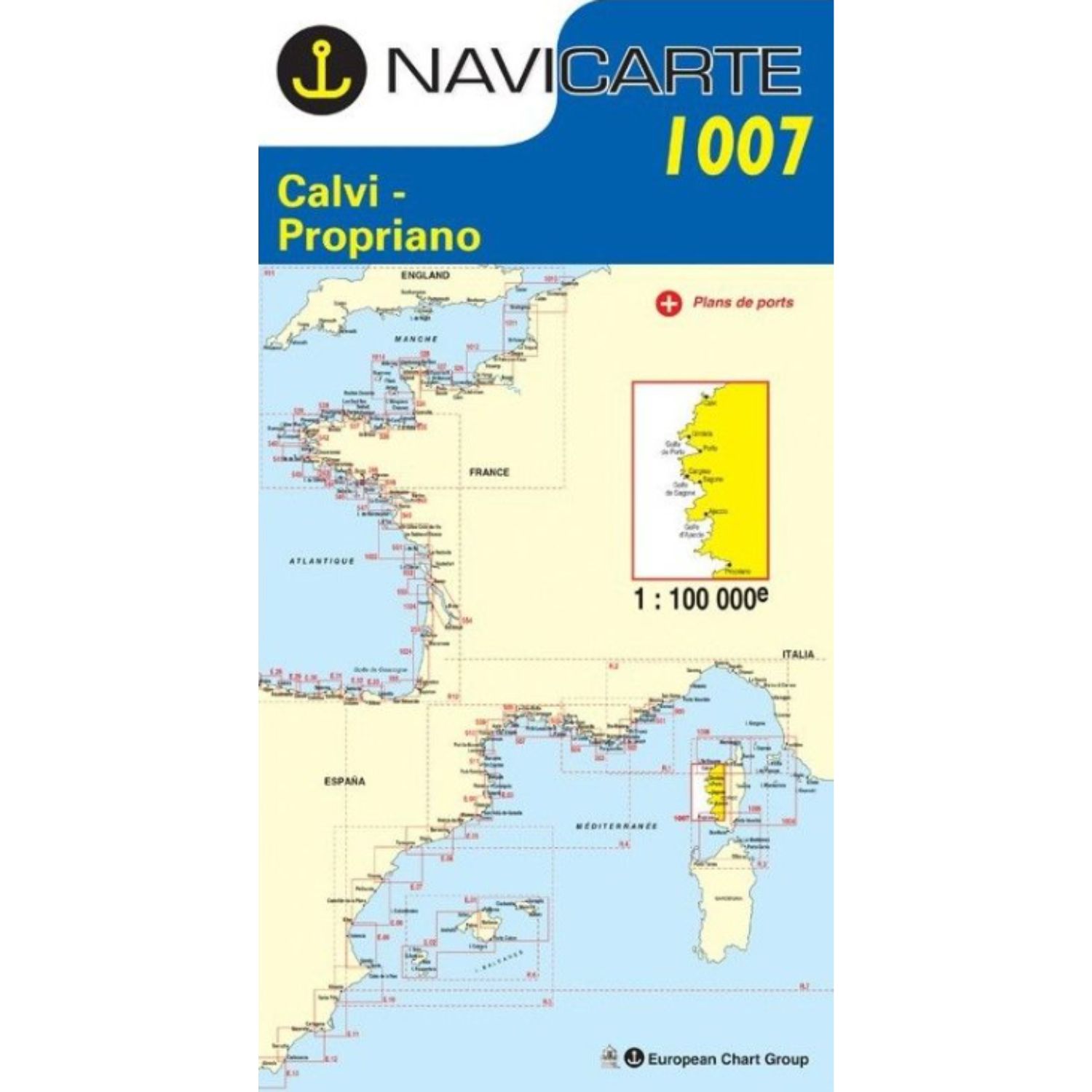 Carte navicarte 1007-Calvi-Propriano