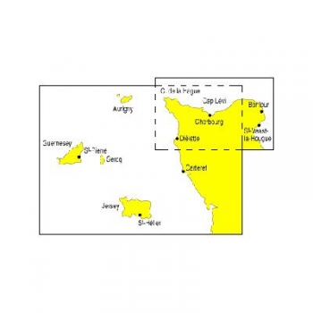 carte marine des iles anglo normande cherbourg cotentin