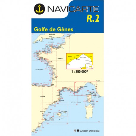 Navicarte R2 - Golfe de Genes-carte-marine-navicarte-pliee