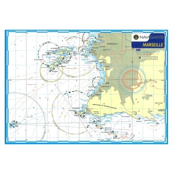 carte mininav rade de marseille les calanques