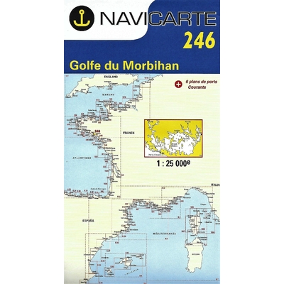 Carte marine Navicarte 246-Golfe du Morbihan