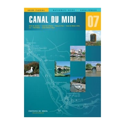 Dernière édition du guide EDB navigation fluviale - N°07 Canal du midi