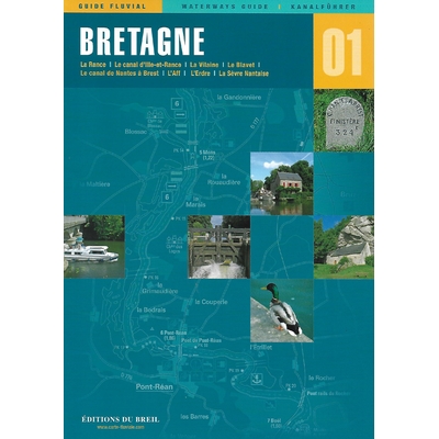 Dernière édition du guide EDB navigation fluviale - N°1 Bretagne