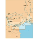 carte du reseau canal du midi- guide 7 editions du breil