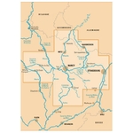 CARTE FLUVIALE ALSACE LORRAINE EDITIONS DU BREIL