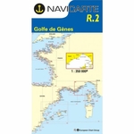carte marine navicarte Méditerranée - Routier R2 - Golfe de Gênes et de Hyères à Calvi