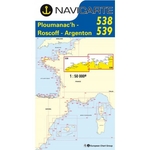 carte marine navicarte finistère nord -538-539-carte-marine-pliee