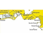 Carte marine 505 Rade de marseille et embouchure du Rhone