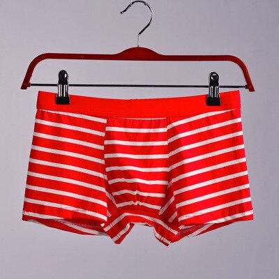 Sous-v-tements-en-coton-ray-pour-hommes-Sexy-taille-moyenne-respirant-confortable-personnalit-Boxer-culotte