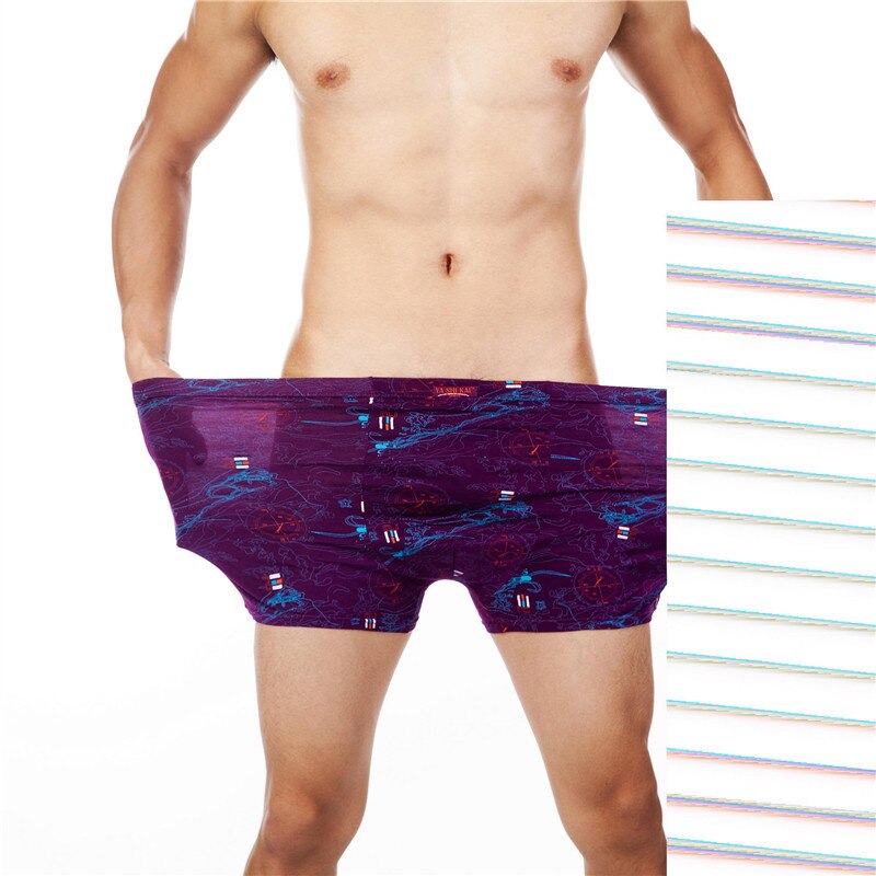 Haute-qualit-grande-taille-XL-7XL-Boxer-Shorts-Mens-Underwear-Male-Confortable-et-respirant-Mens-Underwear