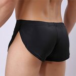 Cale-on-Homme-ample-comfortable-pyjama-c-t-fendu-sous-v-tements-short-culotte-cale-on