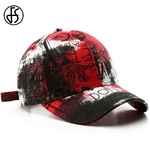 FS-casquette-de-Baseball-motif-Graffiti-rouge-jaune-Hip-Hop-pour-hommes-et-femmes-pour-l