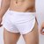 Cale-on-Homme-ample-comfortable-pyjama-c-t-fendu-sous-v-tements-short-culotte-cale-on