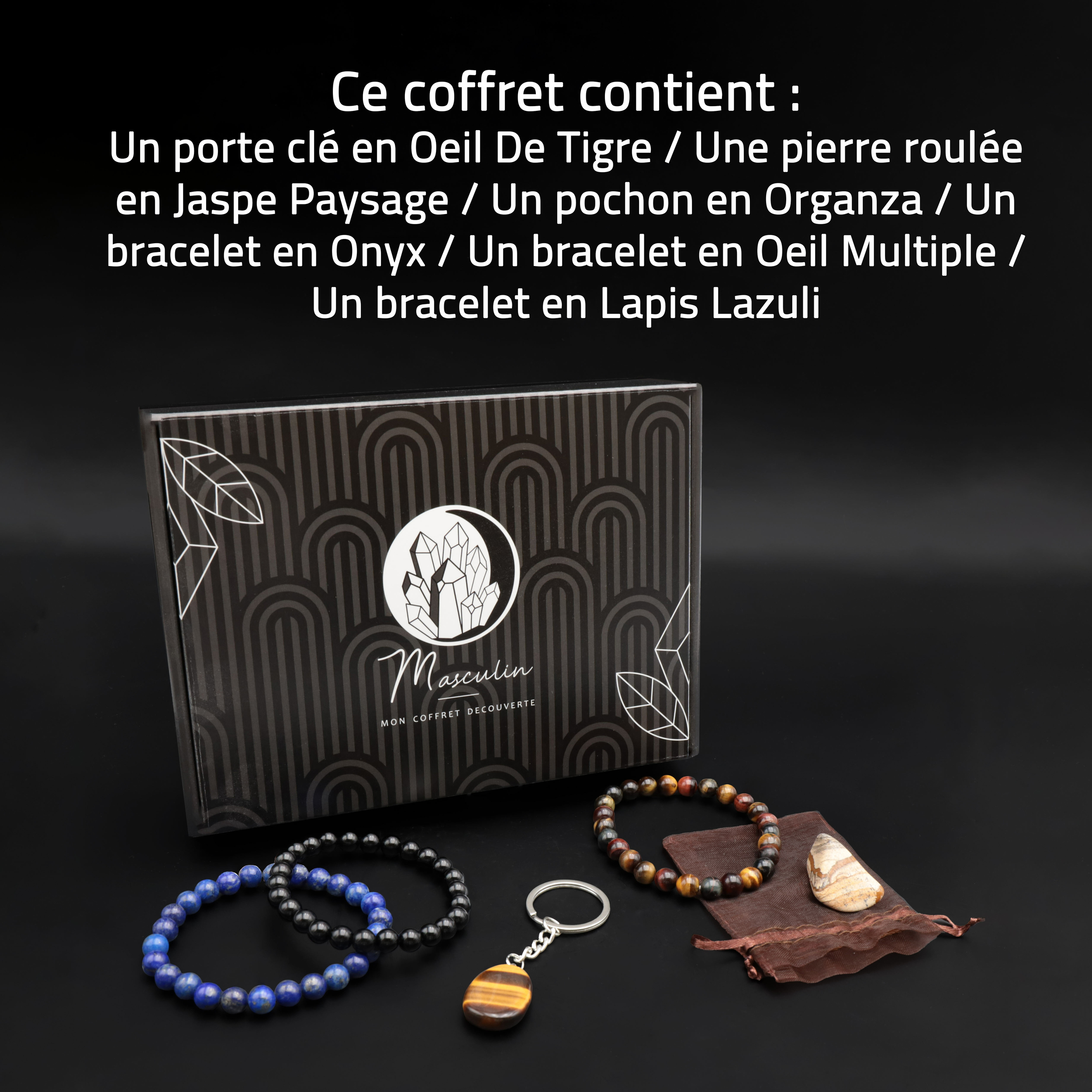 Coffret Masculin lithothérapie