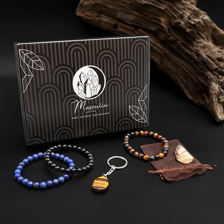 Coffret Homme Lithothérapie
