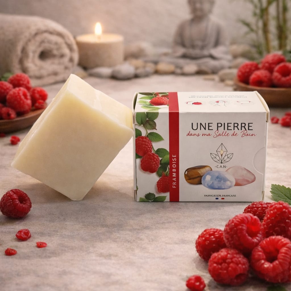Savon Framboise Pierre Naturelle