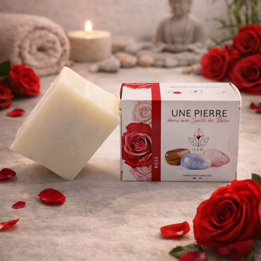 Savon Rose Pierre Naturelle