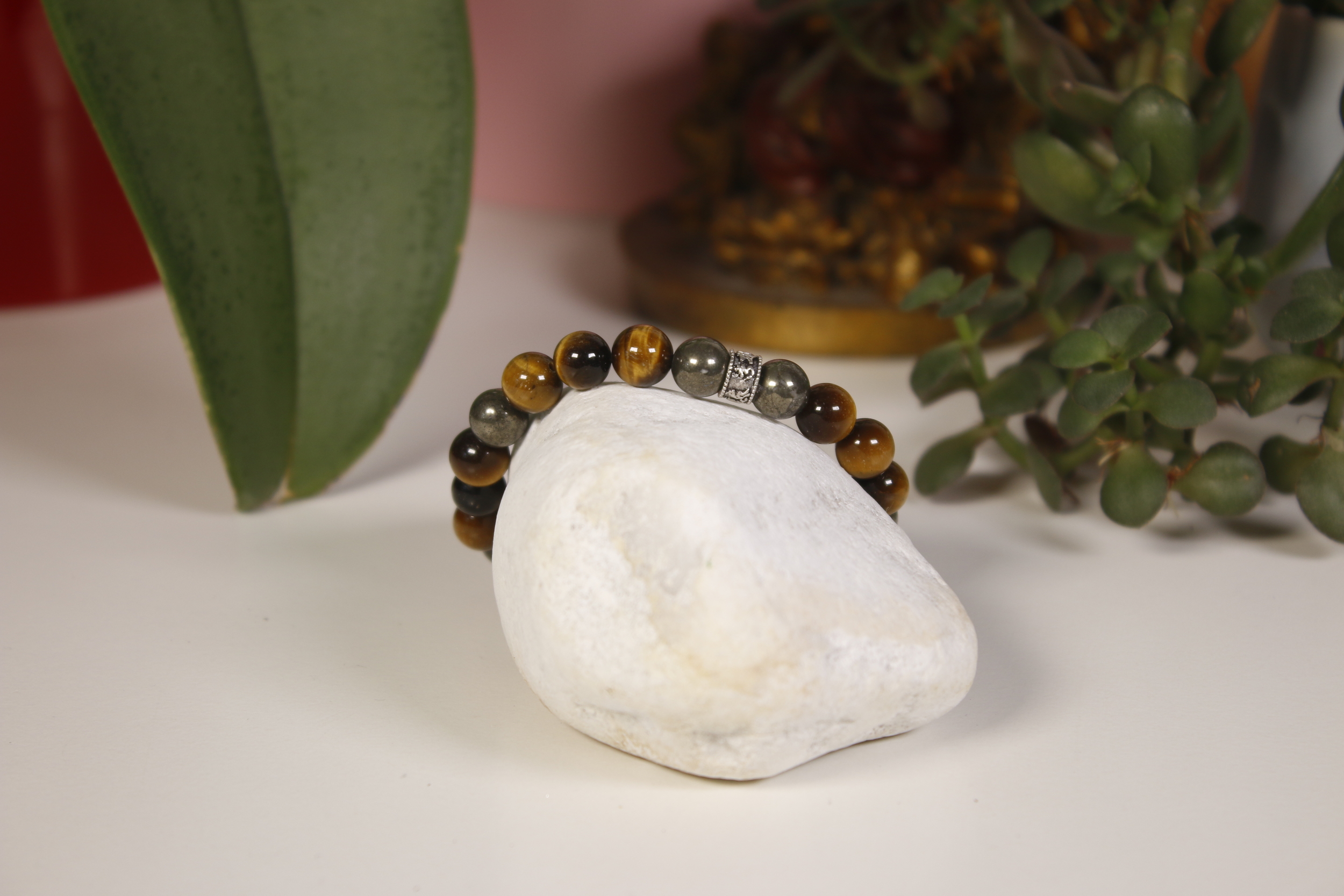 Bracelet OEil de tigre Pyrite Karmantra