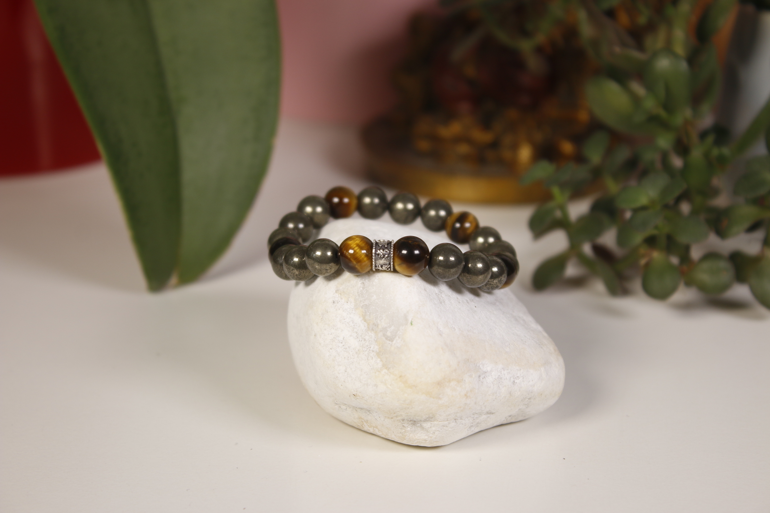 Bracelet Pyrite OEil de tigre Karmantra 2