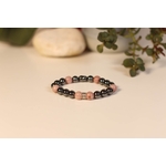 Bracelet Bouddha Hématite Rhodochrosite 2