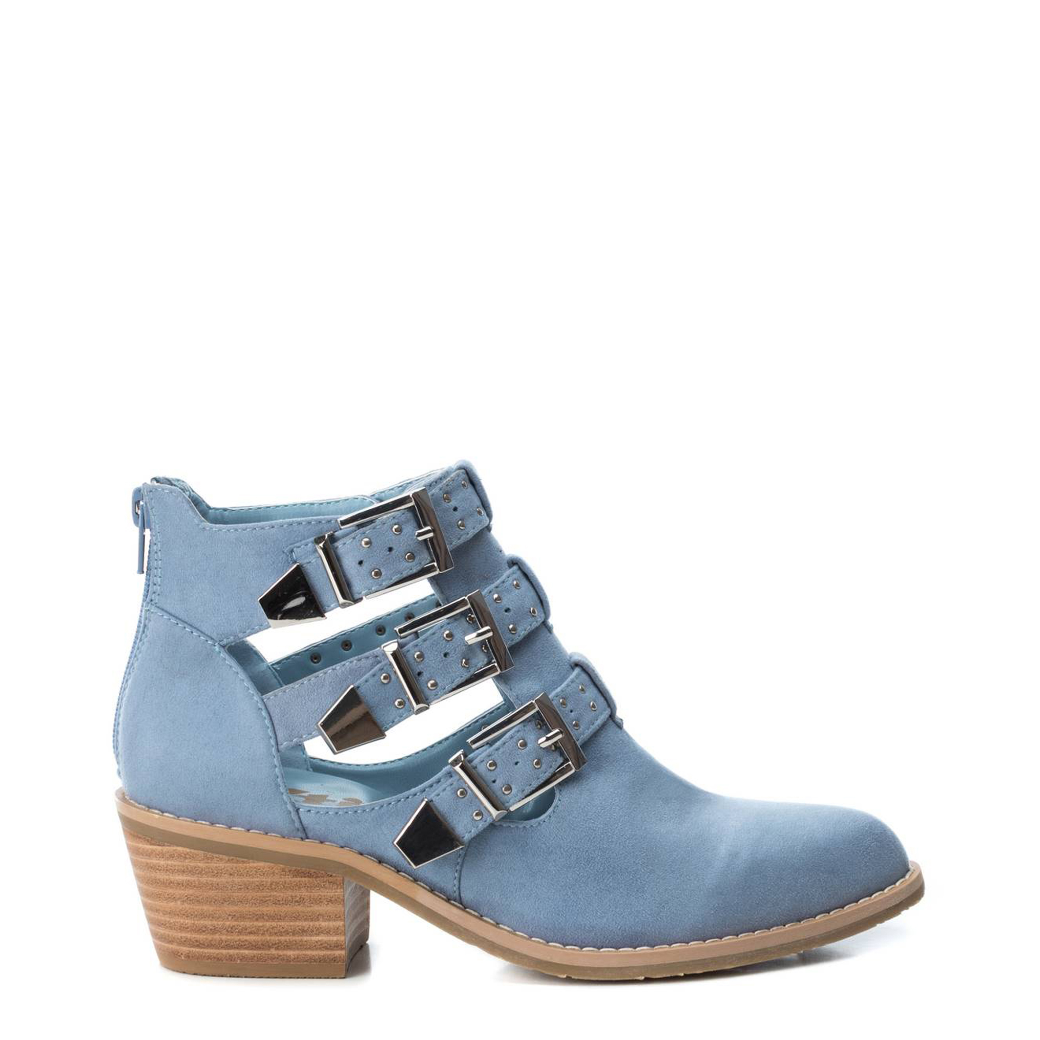 Chaussures Femme XTI Confortables - Imitation Cuir Avec Strass, Semelle Plate Antidérapante - Style Décontracté, Mode Urbaine