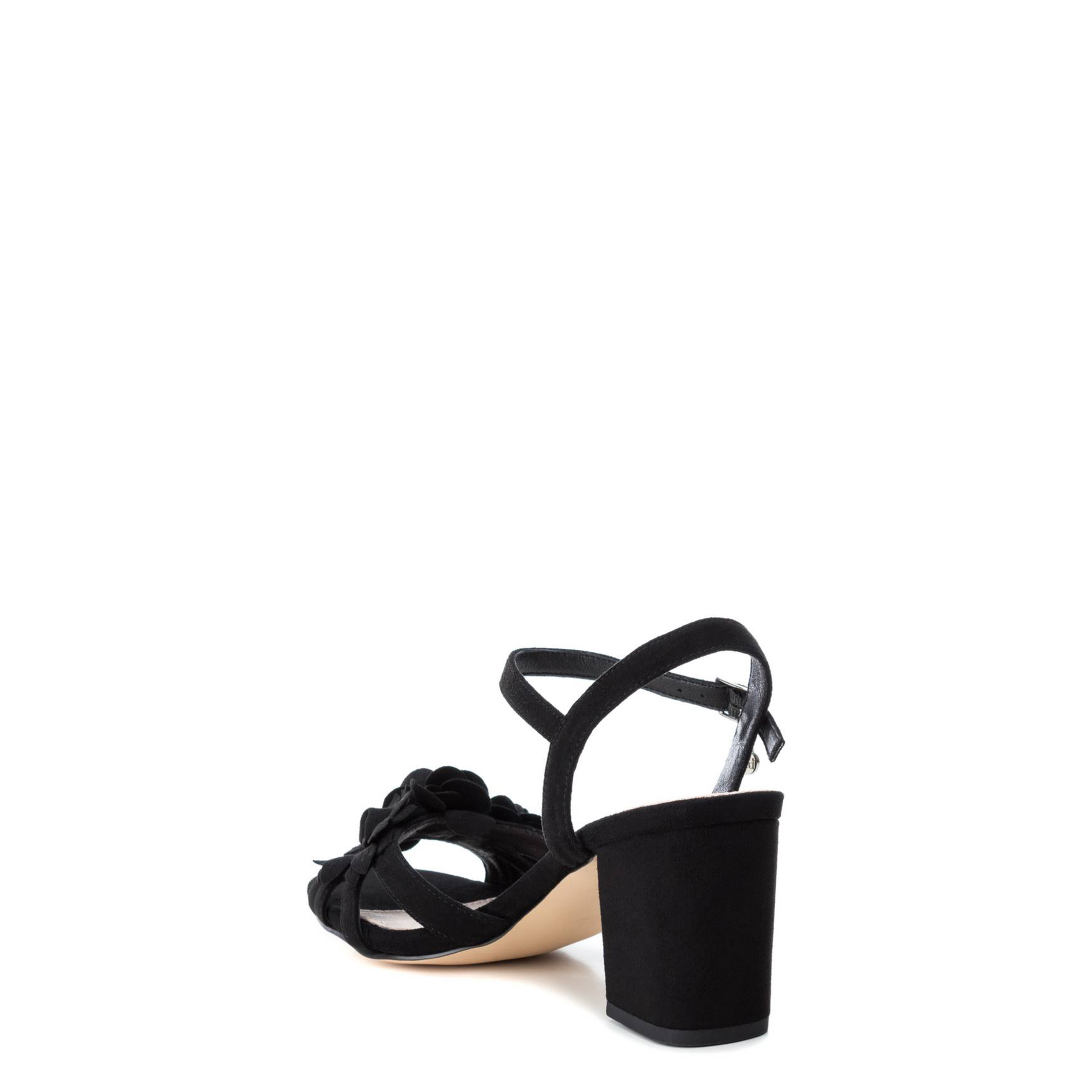 XTI - Sandales Femme En Simili Cuir - Semelle Confort Antidérapante - Boucles Réglables - Certifié Végan PETA