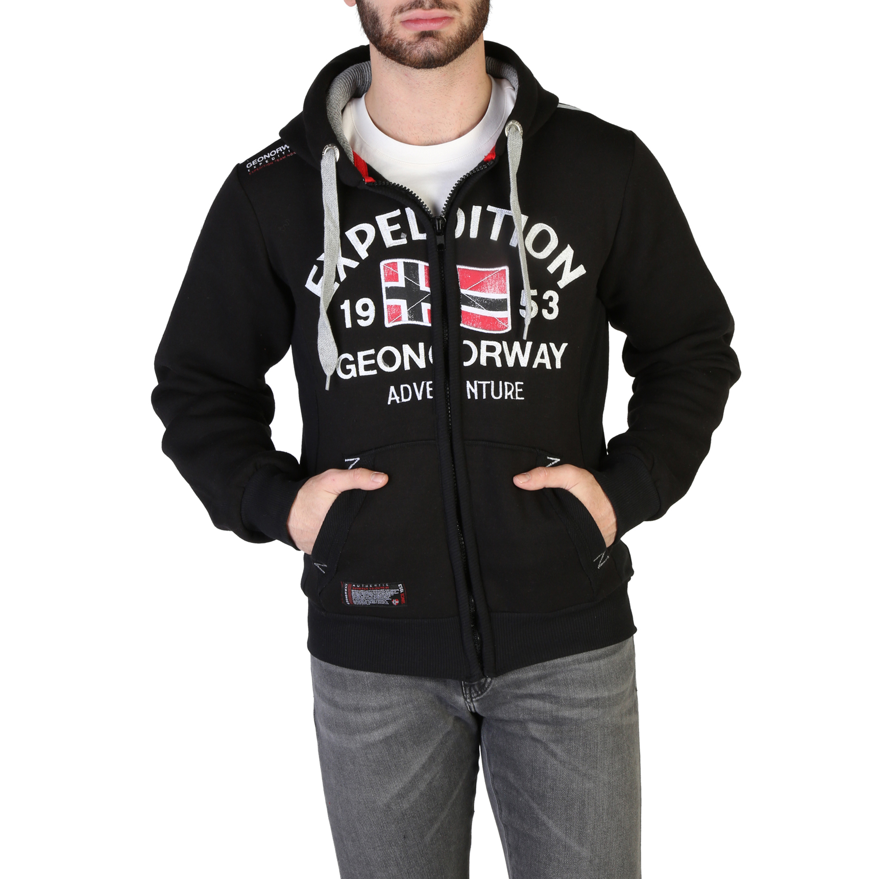 Geographical Norway Flag man