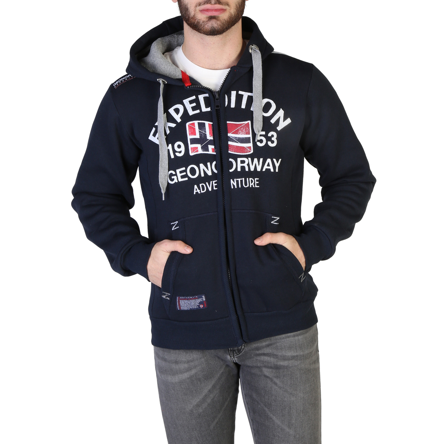 Geographical Norway Flag man