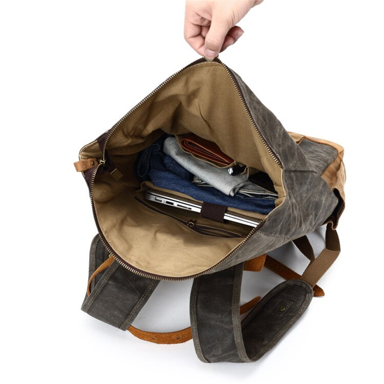 palliser sac à dos vintage homme boutique bagaran toile rétro cuir mode (30)