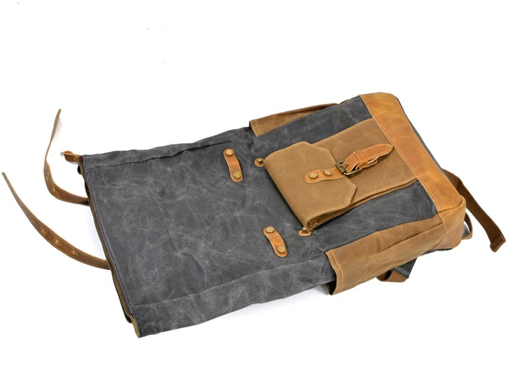 palliser sac à dos vintage homme boutique bagaran toile rétro cuir mode (39)