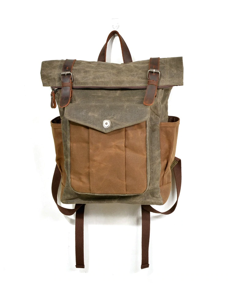 andrews sac à dos vintage homme boutique bagaran toile rétro cuir mode 44