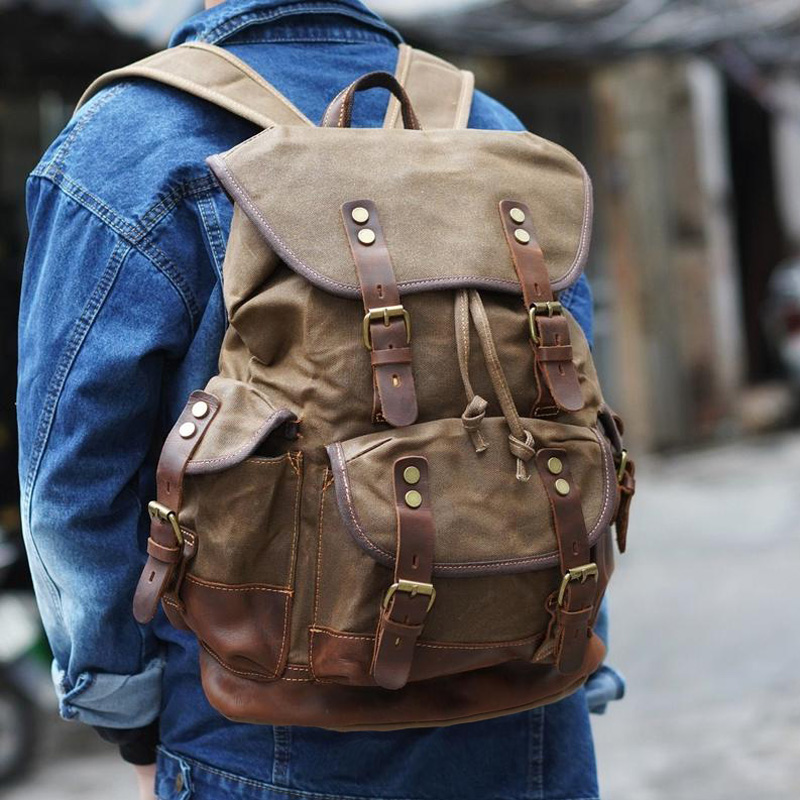 béring sac à dos vintage homme rétro style randonnée mode voyage bagaran  5817