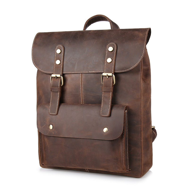coronado sac à dos vintage rétro intemporel cuir backpack leather bag homme femme mode tendance achat boutique bagaran pratique (2)