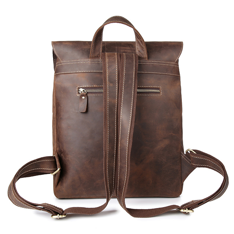 coronado sac à dos vintage rétro intemporel cuir backpack leather bag homme femme mode tendance achat boutique bagaran pratique (3)