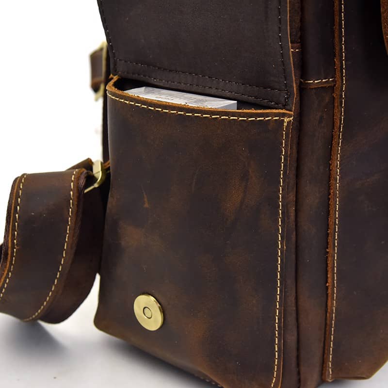 powell sac à dos cuir leather backpack vintage rétro intemporel old school pleine fleur mode tendance pratique voyage achat bagaran boutique cadeau moto rucksack (13)
