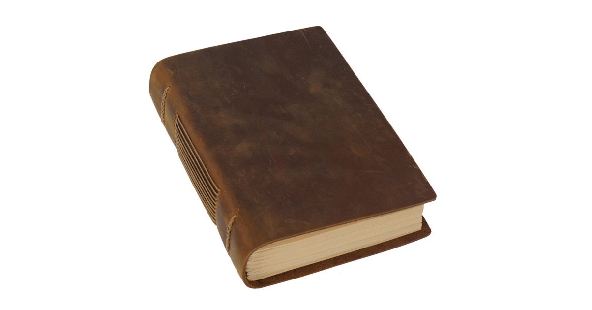 GEBETTER Carnet de Note Cuir A5 Journal à Spirale Rechargeable Vintage