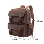 vasco sac à dos cuir toile mode vintage rétro boutique achat bagaran voyage randonnée cours (29)