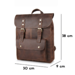 coronado sac à dos vintage homme boutique bagaran rétro cuir crazy horse chic mode  (51