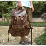 tasman sac à dos voyage randonnée bagaran boutique achat mode cuir toile vintage rétro  (5)