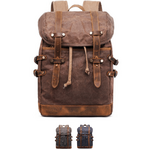 bonvalot sac à dos vintage homme femme rétro toile cuir style randonnée mode voyage bagaran  (158