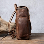 quesada sac à dos en cuir leather bag crazy horse homme achat boutique bagaran quotidien voyage randonnée (3)