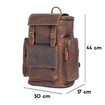 quesada sac à dos en cuir leather bag crazy horse homme achat boutique bagaran quotidien voyage randonnée (4)