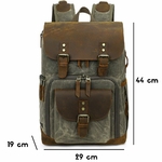 douls sac à dos photographique photot reflex objectif vintage rétro intemporel cuir toile imperméable pratiqsue mode tendance achat boutique bagaran (75)