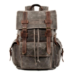 sac à dos vintage rétro intemporel ancien toile de coton cirée cuir backpack achat bagaran boutique mode tendance randonnée baroudeur pratique (5)