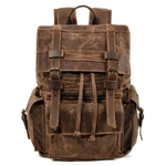 sac à dos vintage rétro intemporel ancien toile de coton cirée cuir backpack achat bagaran boutique mode tendance randonnée baroudeur pratique (6)