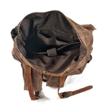 amerigo sac à dos vintage rétro intemporel old school militaire baroudeur armée toile cuir achat boutique bagaran tendance randonnée backpack ruscksack