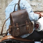 powell sac à dos cuir leather backpack vintage rétro intemporel old school pleine fleur mode tendance pratique voyage achat bagaran boutique cadeau moto rucksack (1 (3)
